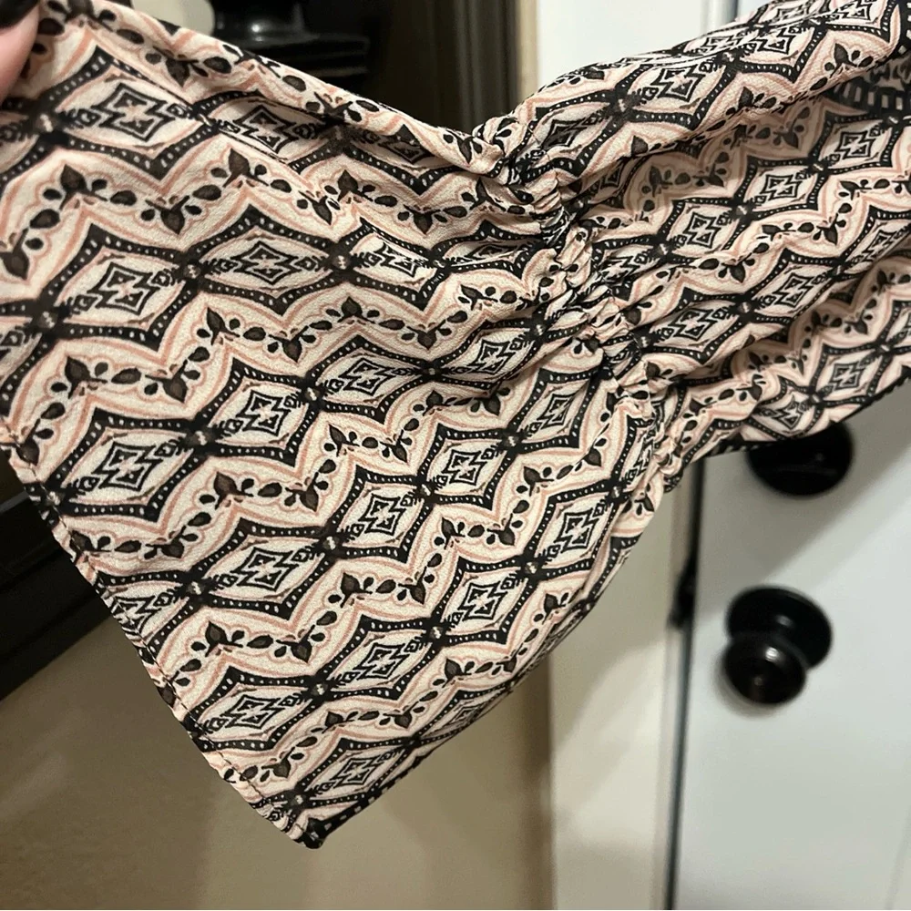 Belle by Kim Gravel Paisley Blouse in Multicolor NWOT - Picture 12 of 16